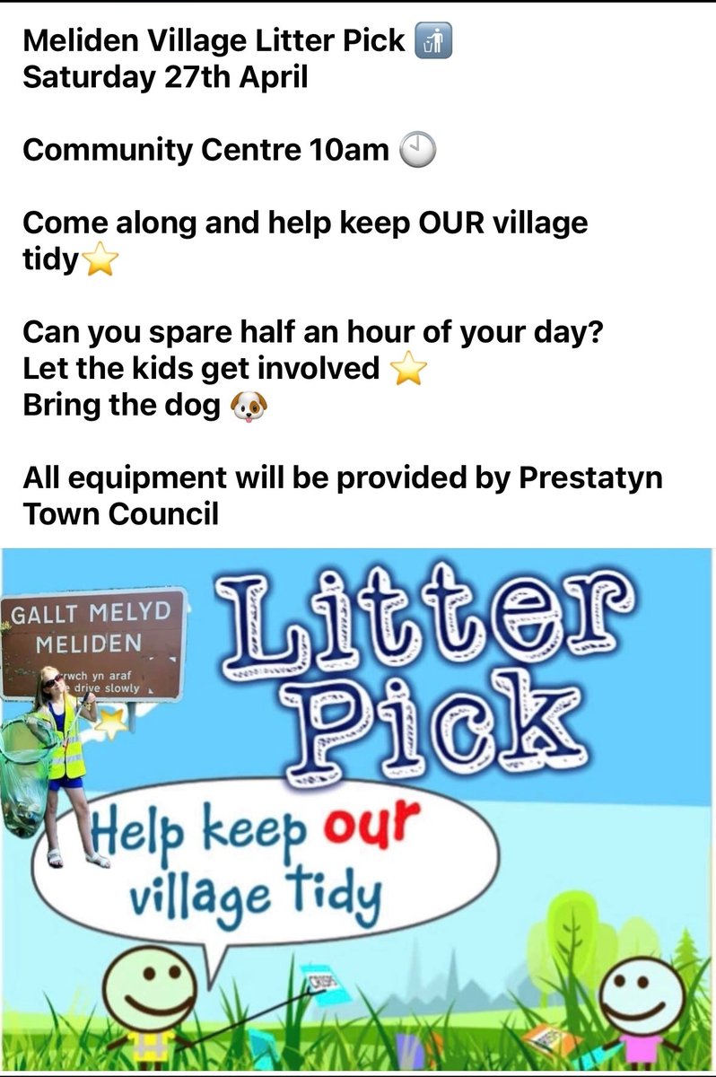 Prestatyn and Meliden Town Council (@PrestatynC) on Twitter photo 2024-04-25 09:04:13