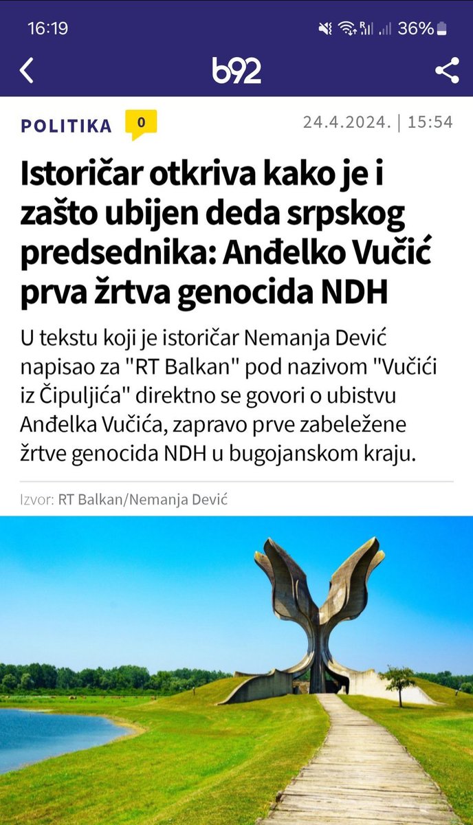 U junu prošle godine sam napisao da u septembru počinje Vučićev kraj! Dogodila se Banjska!!! Od tada je u sve većem problemu, na žalost, samo zbog spoljnjeg faktora! POGLEDAJTE OVO 'prva žrtva genocida' ... rekao bih da je otišlo predaleko ovo njegovo stanje