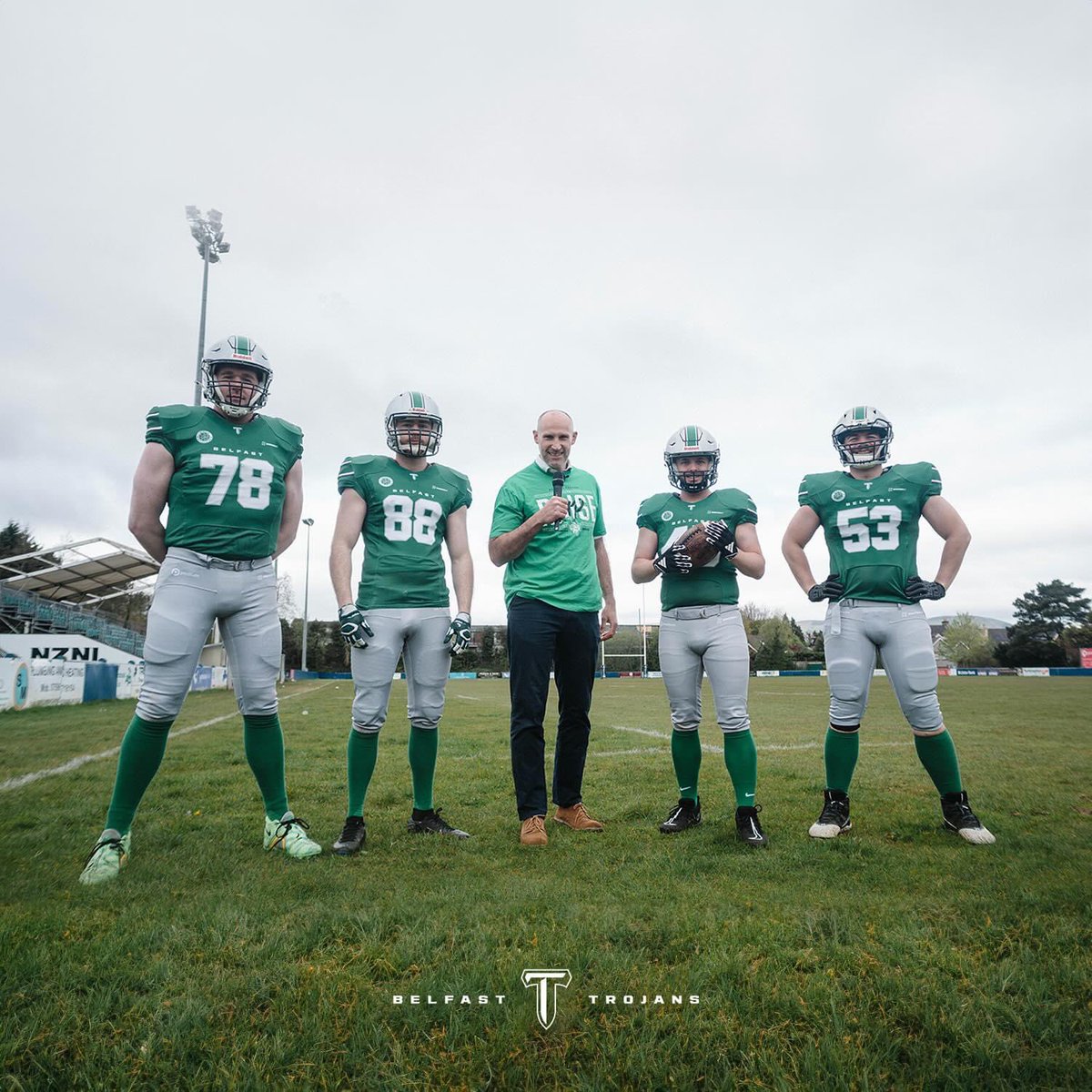 BelfastTrojans's tweet photo. Gamedays at Deramore Park are BACK next Saturday 4th May and so is our LIVE Gameday commentator @oggifer! 👏⚔️

Graham alongside our Mic’d Up Refs will keep you in the loop with all the action, play by play! 🎤 

#RAISEUP
#defendderamore
#belfasttrojans
#2024Season https://t.co/Vaw1DIHkCa