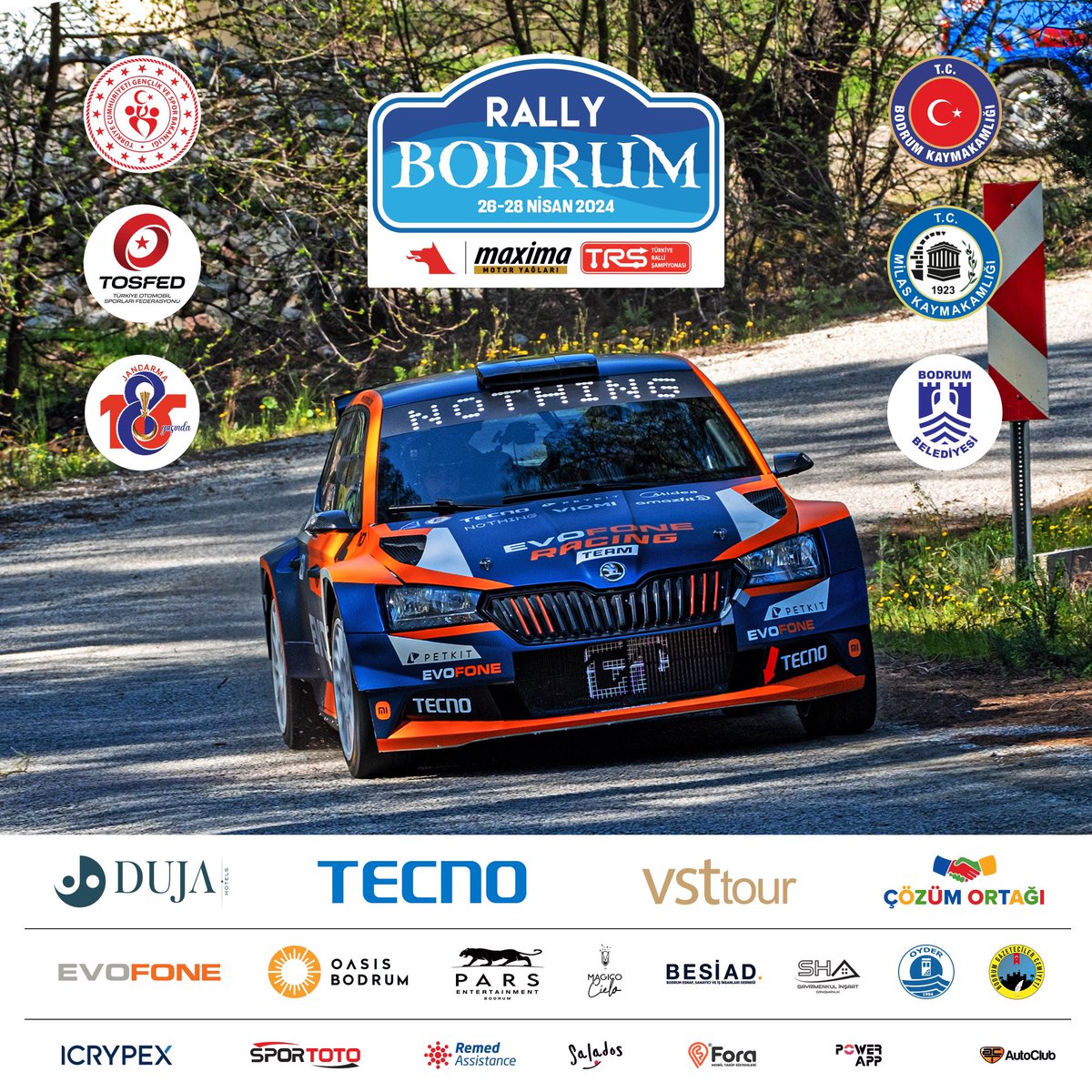 Karya Otomobil Spor Kulübü (KAROSK) tarafından düzenlenen Petrol Ofisi Maxima 2024 Türkiye Ralli Şampiyonası üçüncü ayağı Rally Bodrum, 26-28 Nisan tarihlerinde Bodrum yarımadasında adrenalin dolu bir hafta sonu yaşatacak. 26 Nisan Cuma akşamı saat 20.30’da Bodrum Belediye…