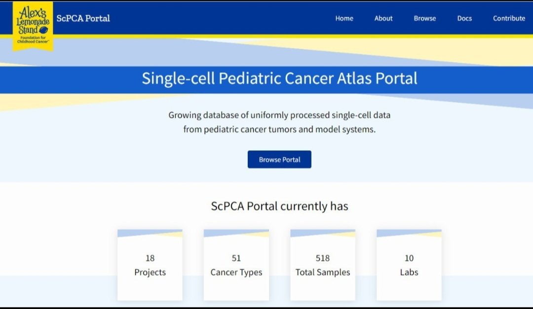 Hawkins et al. presented the Single-cell Pediatric Cancer Atlas (ScPCA) Portal, a data resource for uniformly processed single-cell and single-nuclei RNA sequencing data and de-identified metadata from pediatric tumor samples. ➡️ biorxiv.org/content/10.110…

#singlecell #spatialomics