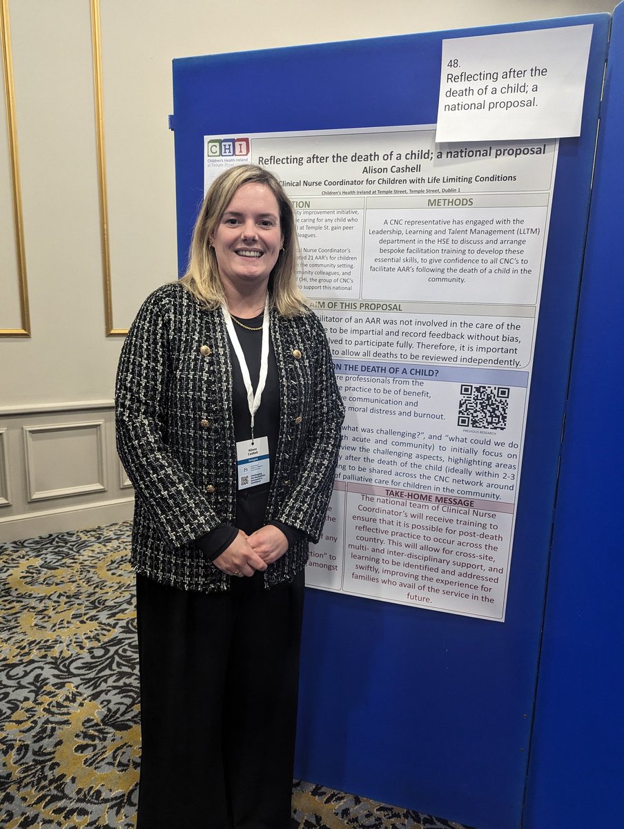 Thrilled to present a poster on reflective practice at the @cpcconf2024 in Portlaoise, looking forward to a great couple of days 
<a href="/TempleStreetHos/">CHI at Temple Street</a> #cpccconf2024