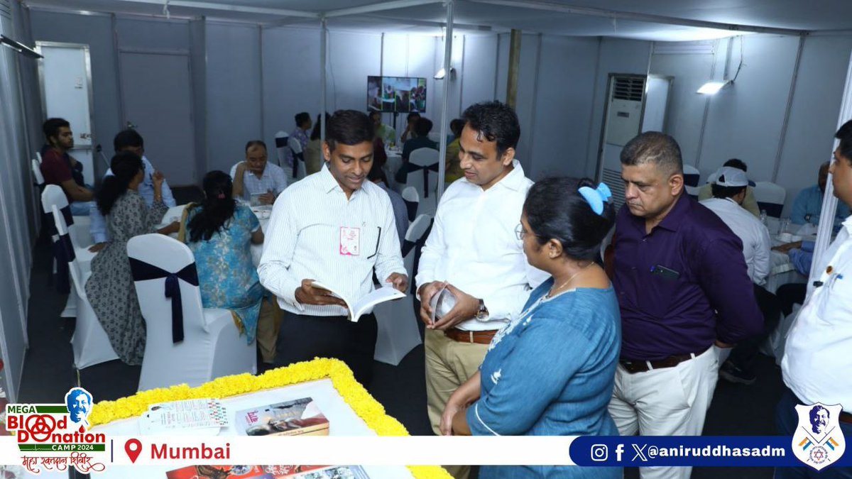 Medical Superintendent and HOD, Grant Medical College and Sir J.J Group of Hospitals, Dr. Sanjay Surase visited the 'Mega Blood Donation camp 2024' in Mumbai. He engaged with the volunteers and also inquired about various other initiatives being undertaken. This camp in organised…