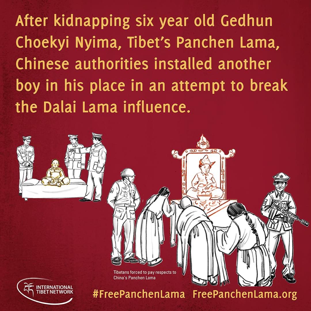 On May 17 1995, armed Chinese paramilitary thugs broke into the home of six-year old Tibetan boy Gendun Choekyi Nyima. He and his family were arrested and taken away, he has not been seen since that day.
#FreePanchenlama #PanchenLama #SaveTibet #35thbirthday