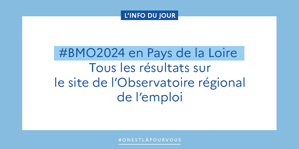 @FranceTravail @paysdelaloire @AndreMARTIN126 @Prefet44 @Capemploi_ @mchongwanumeric @GwenaelleMP @InseePdL @Ange_boulang @C_MORANCAIS @CCINantes @sarthefr Retrouvez l’ensemble des résultats de l’enquête Besoins en Main d’œuvre #PaysdelaLoire sur : 
▶observatoire-emploi-paysdelaloire.fr
▶statistiques.francetravail.org
#BMO2024