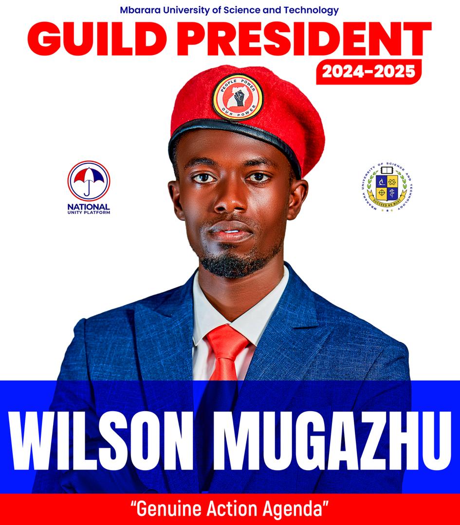 36th GUILD PRESIDENT(S) PROFILES

Name :  MUGAZHU WILSON

Faculty:  Interdisciplinary Studies 

Course :  Bachelor Of Agriculture and Livelihoods.

Yeah of Study:    Year 3

Party :   NUP
#MUSTDECIDES