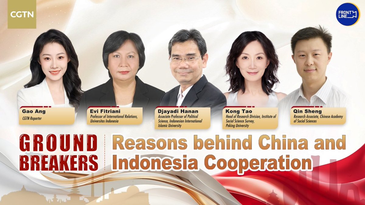 📣Live: Ground Breakers-Reasons behind China and Indonesia Cooperation Join the LIVE at ⏰15:30 (Jakarta Time) tomorrow (26th April) to catch up with Indonesian scholars as well as Chinese experts from China Academy for Social Sciences and Peking University on why and how the…