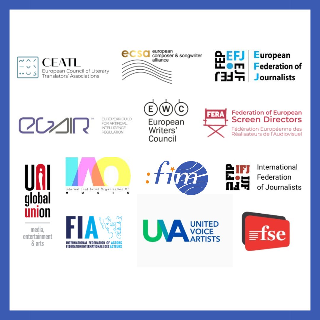 Together with 12 other authors’, performers’ & creative workers’ organisations, we call for an effective implementation of the EU #AIAct in order to protect fundamental rights of authors and performers and to safeguard transparency. ➡️ Joint statement: screendirectors.eu/authors-perfor…