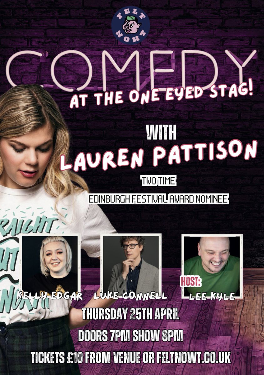 📣 TONIGHT 📣 

The day has arrived for our latest Comedy Night. Tickets only!
Doors 7pm 🍺 
Show from 8pm! 😆