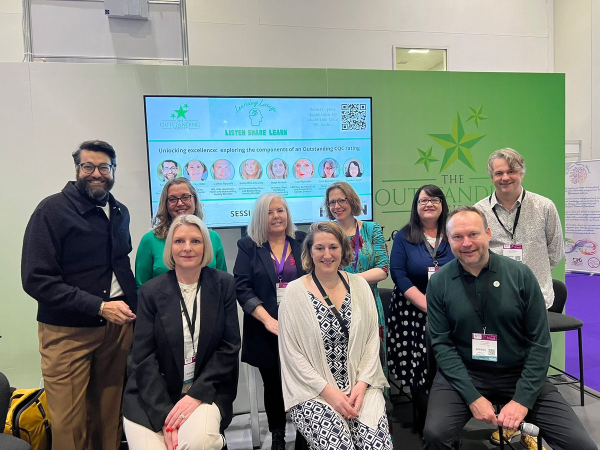 First Session for Day Two of @CareShow - complete. Time flies when you’re having fun eh? Thank you to everyone who came along and special thanks to Rob from @skillsforcare, Julia from @CQCProf and Siobhan Lyell, a parent of an adult who lives with @LDCCareCo #careshow