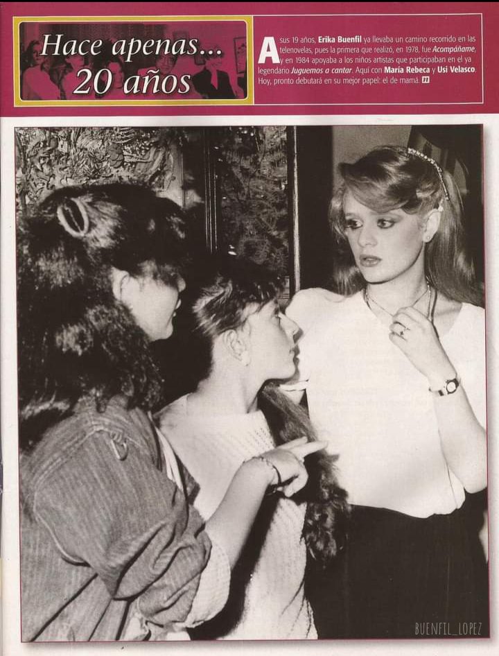 #tbt📷 Erika Buenfil en su primera novela Acompáñamé en 1984.

@ebuenfil

#erikabuenfil
#reinadelastelenovelas
#miactrizfavorita