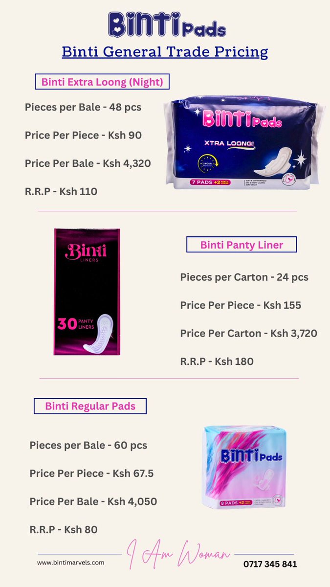 AnnKinyamasyo's tweet photo. "Convenience at your fingertips! Order your pads through our WhatsApp link today. #EasyOrdering #Convenience"
#bintipads
#binticares
#bintitribe
@bintipads_ke https://t.co/FgGnz79NdI