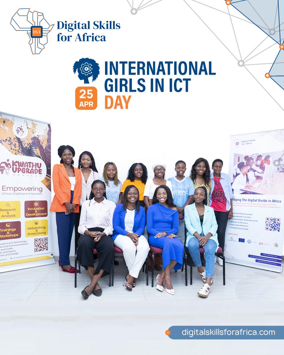 Happy #InternationalGirlsinICTDay! 👩🏾‍💻💙

This year’s theme for the Girls in ICT day celebrations is “Leadership”, to underscore the critical need for strong female role models in science, technology, engineering, and mathematics (STEM) careers.