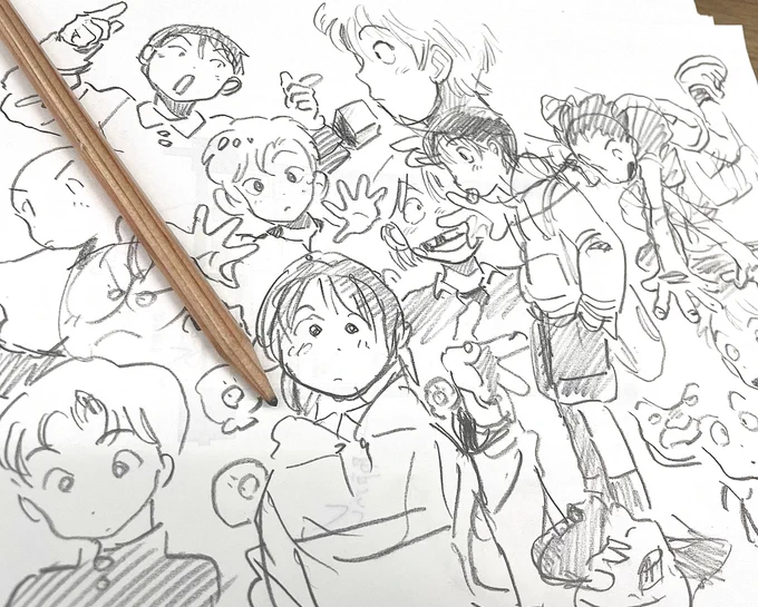 煮詰まってる時のらくがき 
