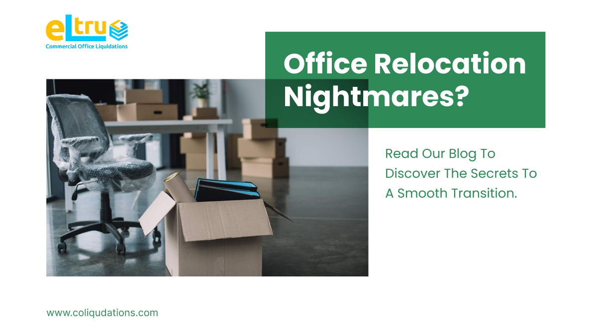 Expert Office Relocation by Furniture Liquidators. Stay Focused on Your Business. Check Our Blog & Website for Details.

#officefurnitureliquidation #businessrelocation #officeliquidation #officespace #commercialmove #officeorganization #movingtips

coliquidations.com/five-common-mi…