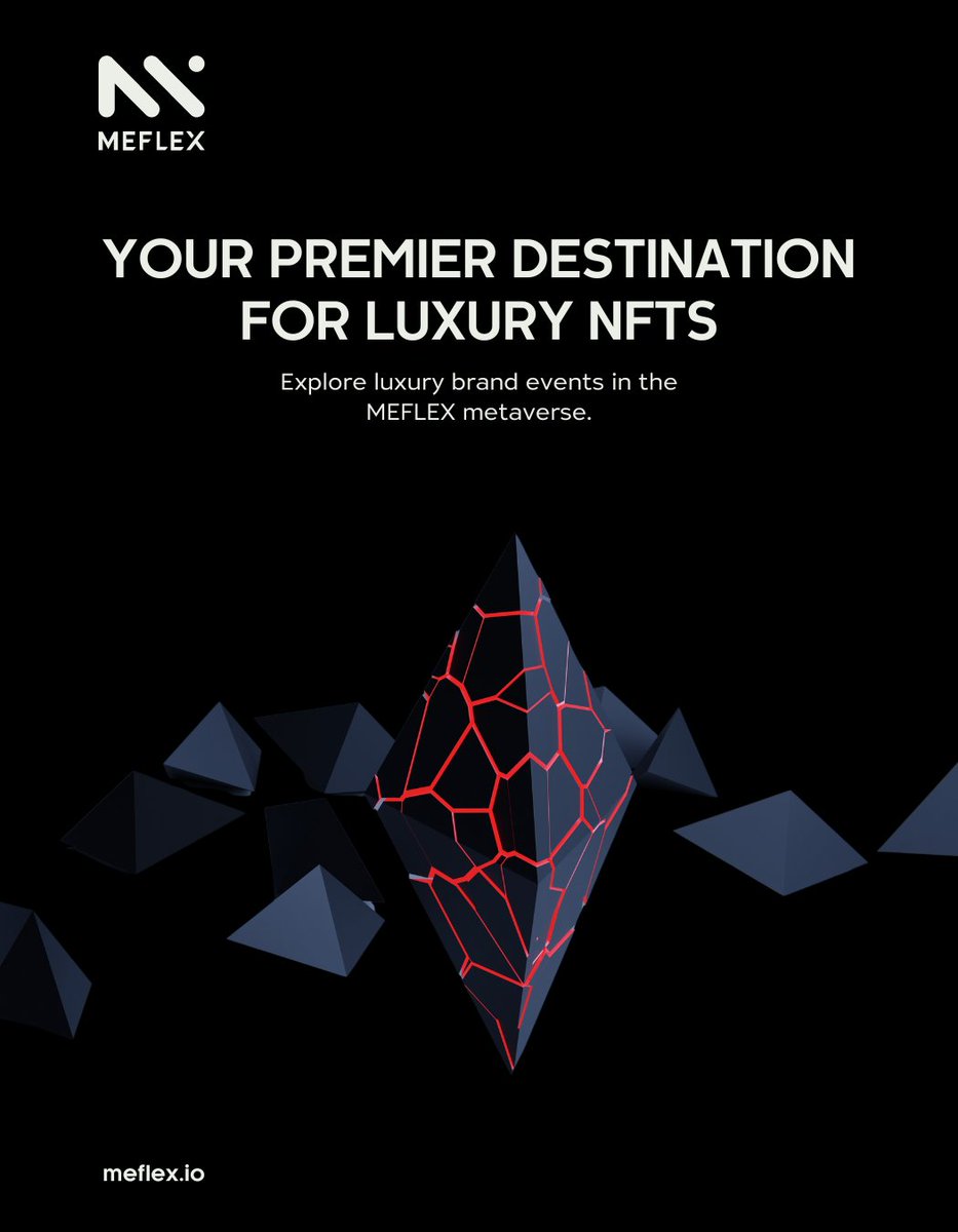 The MEFLEX marketplace is your destination for exclusive NFTs from luxury brands. Explore, buy &amp; sell in a secure, blockchain-powered environment.
👉meflex.io

#MEFLEXMarketplace
 #MEFLEX
 #LuxuryNFTMarket
 #BlockchainMarketplace
 #NFTTrading
 #DigitalCollectibles