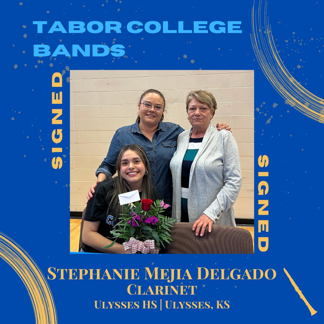 Welcome to Tabor, Stephanie!!  #TaborBand #BluejayBand #WingsUp