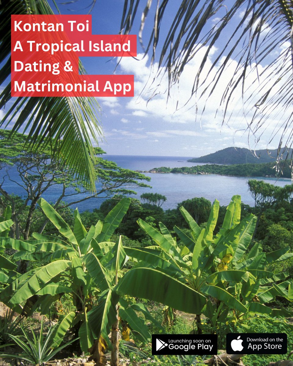 Kontan Toi  

The World's First Indian Ocean Dating & Matrimonial App for #Mauritius, #RodriguesIsland, The #ChagosArchipelago, The #Seychelles & #LaRéunion.

Our app is a few months old and we're slowly growing.