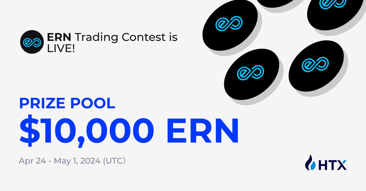 Seize the E with ETHERNITY! Trade $ERN on #HTX Spot Market, Share a $10,000 ERN Prize Pool! Start 👉htx.com/support/en-us/…