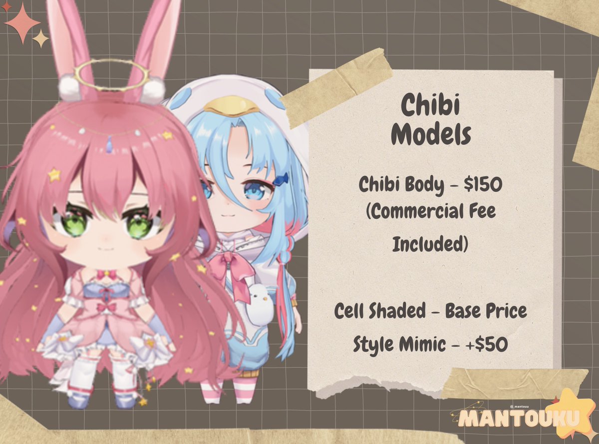 _mantouu's tweet photo. ✨COMMISSION APPLICATIONS OPEN✨

The form is finally open! Thank you so much to everyone for the support, I'm so happy that everyone likes the models i make, thank you! ><

Forms: https://t.co/EwJyEqlrC1

#commissionsopen #Commission #VtuberUprisings #VRoid https://t.co/DhGkU1Oq7L