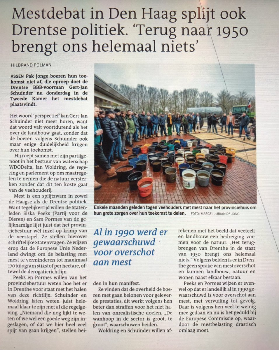 Drenthe trekt een streep! #iederedagbbbeter#bbbdrenthe