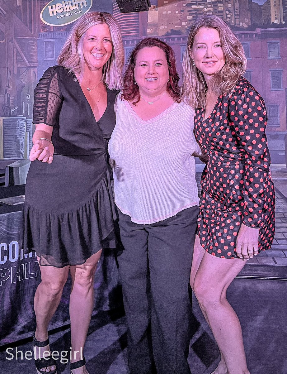 Shelleegirl's tweet photo. On tonight’s episode of As Helium Turns we had guest appearances from @GeneralHospital’s own Laura Wright
@llwright & Cynthia @watroswatros. Thank you ladies for allowing me to cut in for a picture.
#heliumcomedy https://t.co/CdAH6eR4cI