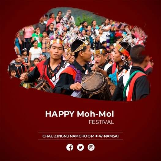 Sending my warm wishes and greetings to all the Tangsa Community on the joyous and auspicious occasion of the #MohMol Festival.

May the harvest deities of the Moh-Mol festival bestow upon peace, unity, and good fortune for all of us.

#HappyMohMol