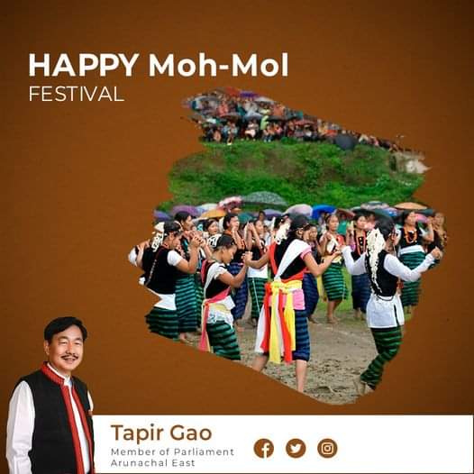Heartiest greetings and best wishes to all the Tangsa community on the blessed occasion of the #MohMol Festival.

May this auspicious festivity usher in communal harmony, bumper harvest, and prosperity for all.

#Happy_MohMol