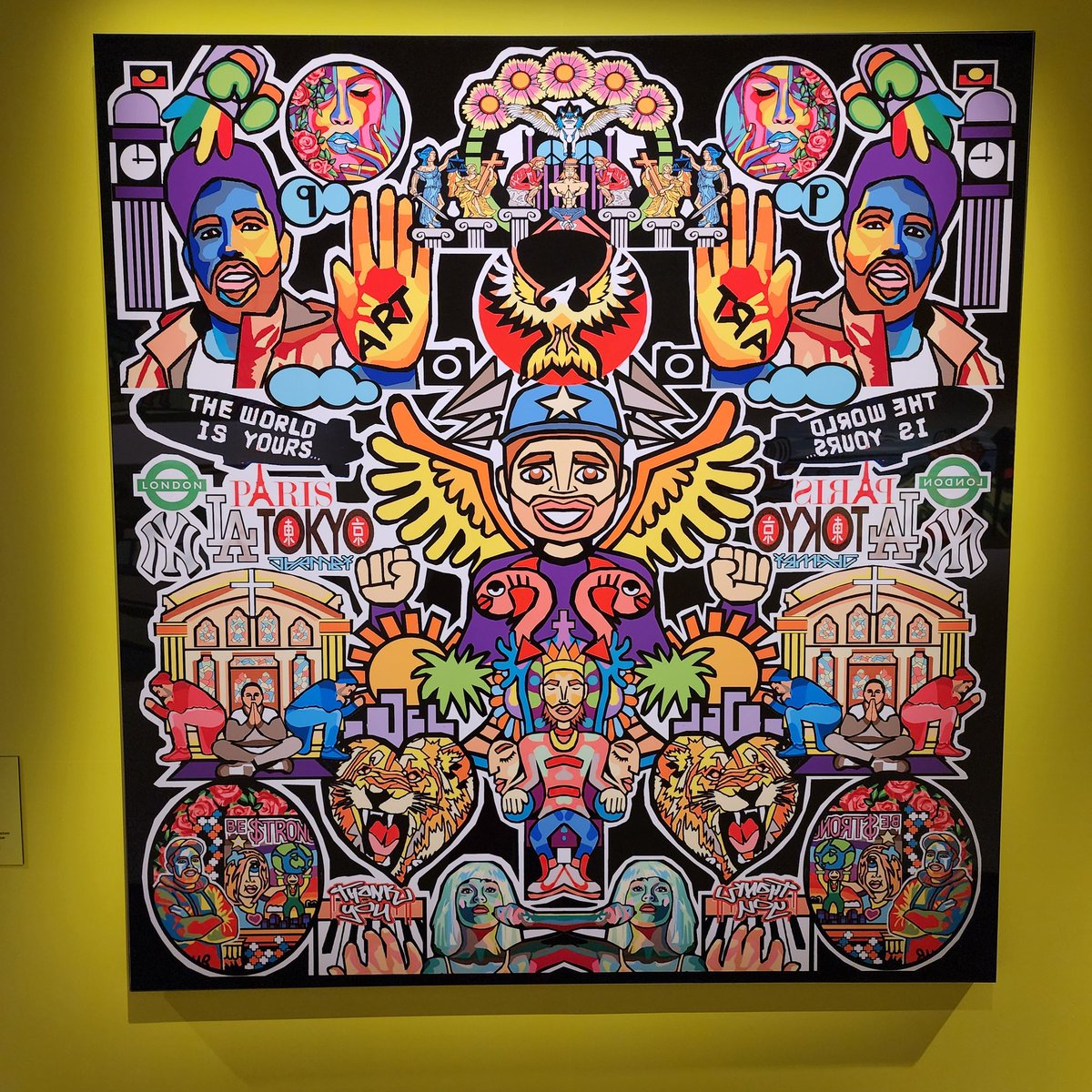 SetkenMelbourne's tweet photo. Don't miss this BRILLIANT retrospective for artist Josh Muir at Koori Heritage Trust, Federation Square. Wonderful, inspiring work 😍 #joshmuir #melbourneartist https://t.co/RZlYecZtj6