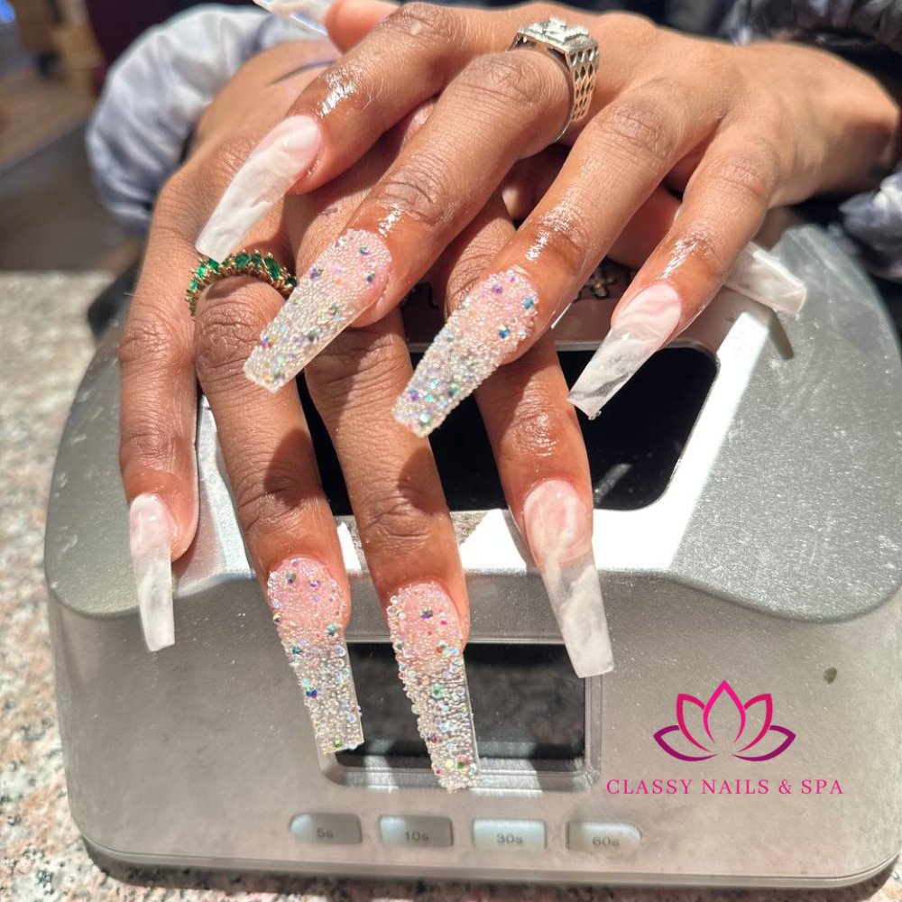 #ClassyNailsSpa #EvergreenPark #pedicure #manicure #nailnearme #nailsalonnearme #professional #nailspa #nailsalon #nail #acrylicnails #nailsoftheday #fashion #nail #instanails #nailstagram #nailpro #nailporn #beauty #nailsdesign #nailswag #naildesigns #longnail