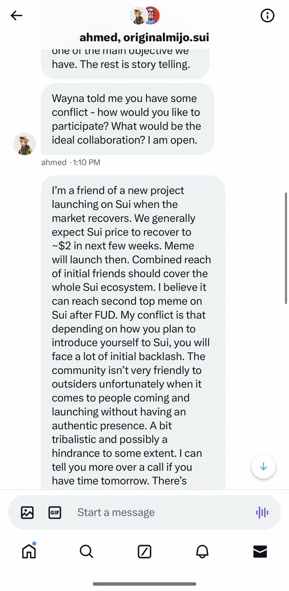circleofidiots's tweet photo. @originalmijo is a scammer!
Be careful, he’s planning a rug pull soon on the $sui community. He knows exactly how to trick the audience. https://t.co/sVNLi6p2Ik