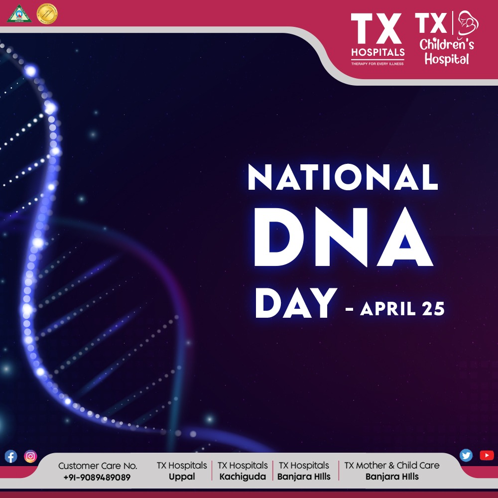 Happy National DNA Day! 🧬 Explore the blueprint of life and celebrate advances in genetics. #DNADay #Genetics #TXH #TXHospitals
