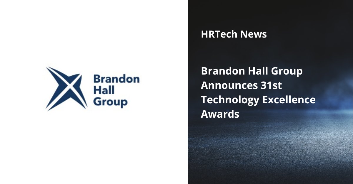 hrtechtweets's tweet photo. [𝐇𝐑𝐓𝐞𝐜𝐡 𝐧𝐞𝐰𝐬] @BrandonHallGrp  announces 31st Technology Excellence Awards, celebrating innovative solutions in learning, talent, and HR sectors. To know more, visit link: https://t.co/9L4BBXIe5N

#hrtech #hrsoftware #ai #aiinhr #technology #recognition #awards https://t.co/W8v4hnBJK3