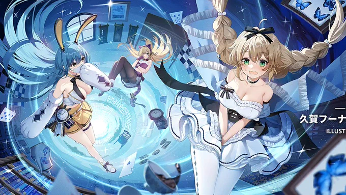 μイベントの新規ログイン絵とロード絵です。 #アズールレーン