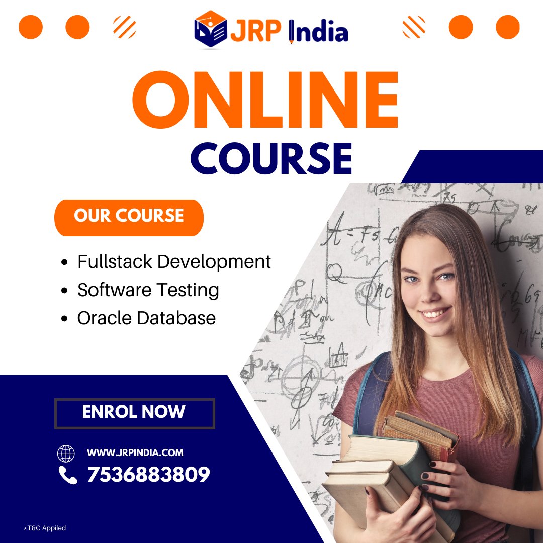 If you want to start a career in the IT sector

Copy this link:
forms.gle/gn1bhvhh8p4d92…

#Oracle_datebase #Skills: #Linux, #UNIX,
#Software_Testing : #Mannual_testing #Automation
#Frontend_Developer - #ReactJs, #HTML, #Java_Script

#WhatsApp No: #7536883809

#jrp #jrpindia