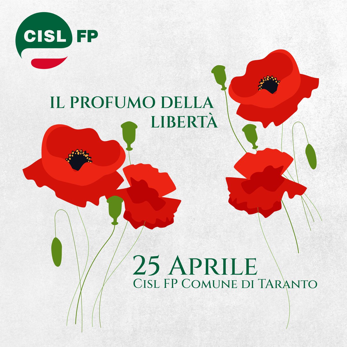 FabioLigonzo's tweet photo. Come un tulipano che sboccia in tutta la sua bellezza e diversitร , la #CislFP #ComunediTaranto rappresenta la #libertร individuale e di espressione. Proprio come questo fiore che cresce libero e tenace anche in condizioni avverse
#25aprile2024 ๐ท#tulipano #ProfumodiLibertร ๐ฎ๐น https://t.co/4YLNL55bCM