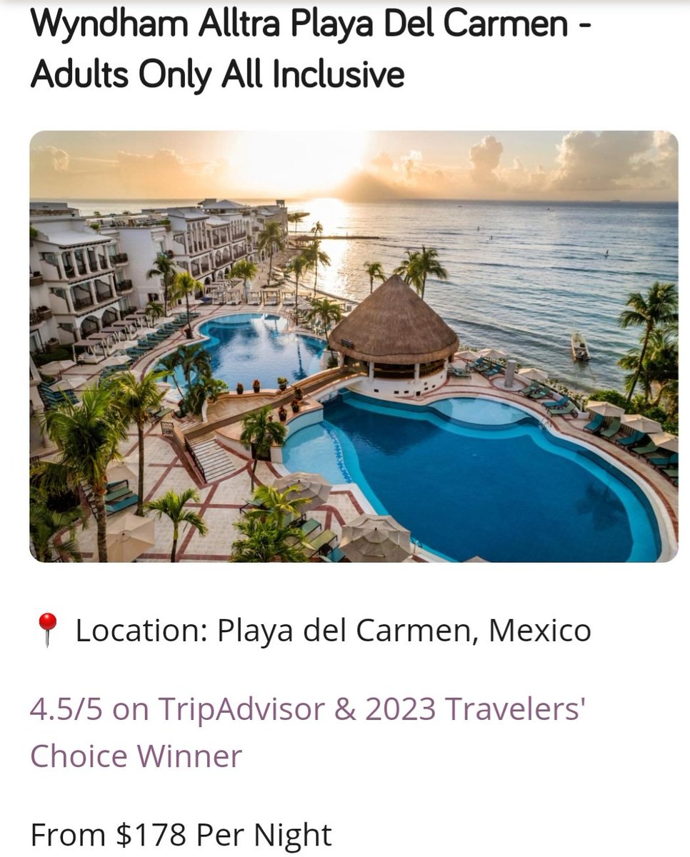 Are you looking for adults only all inclusive vacation... check out these pictures. Some are really good deals... and we can pick from a variety if dates. Price in picture is just for resort stay. #tourangie #traveltheworld #travelagents #traveladvisor #allinclusive