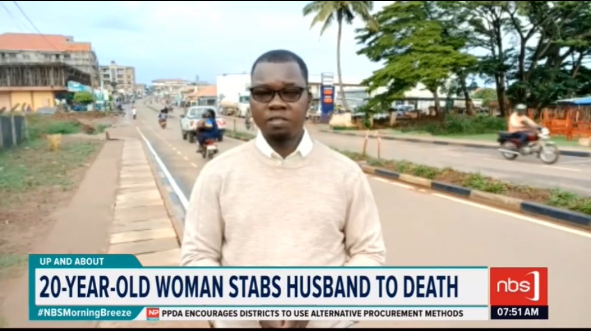 Police in Amolatar District are searching for a 20-year-old woman accused of fatally stabbing her 24-year-old husband, Patrick Ojok, following a dispute over a bedsheet. 

@OtwiiI 

#NBSMorningBreeze #NBSUpdates