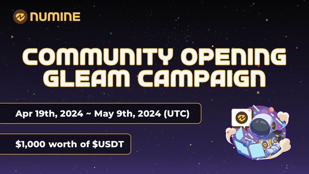 New airdrop: NUMINE (USDT) Total Reward: 1,000 USDT Rate: ⭐️⭐️⭐️⭐️ Winners: 250 Random & Top 5 Distribution: TBA Airdrop Link: gleam.io/GpDNR/numine #Airdrop #Airdrops #Airdropinspector #Polygon #MATIC #NUMINE #USDT #USDTAirdrop #GleamAirdrop #GleamGiveaway #NewAirdrop