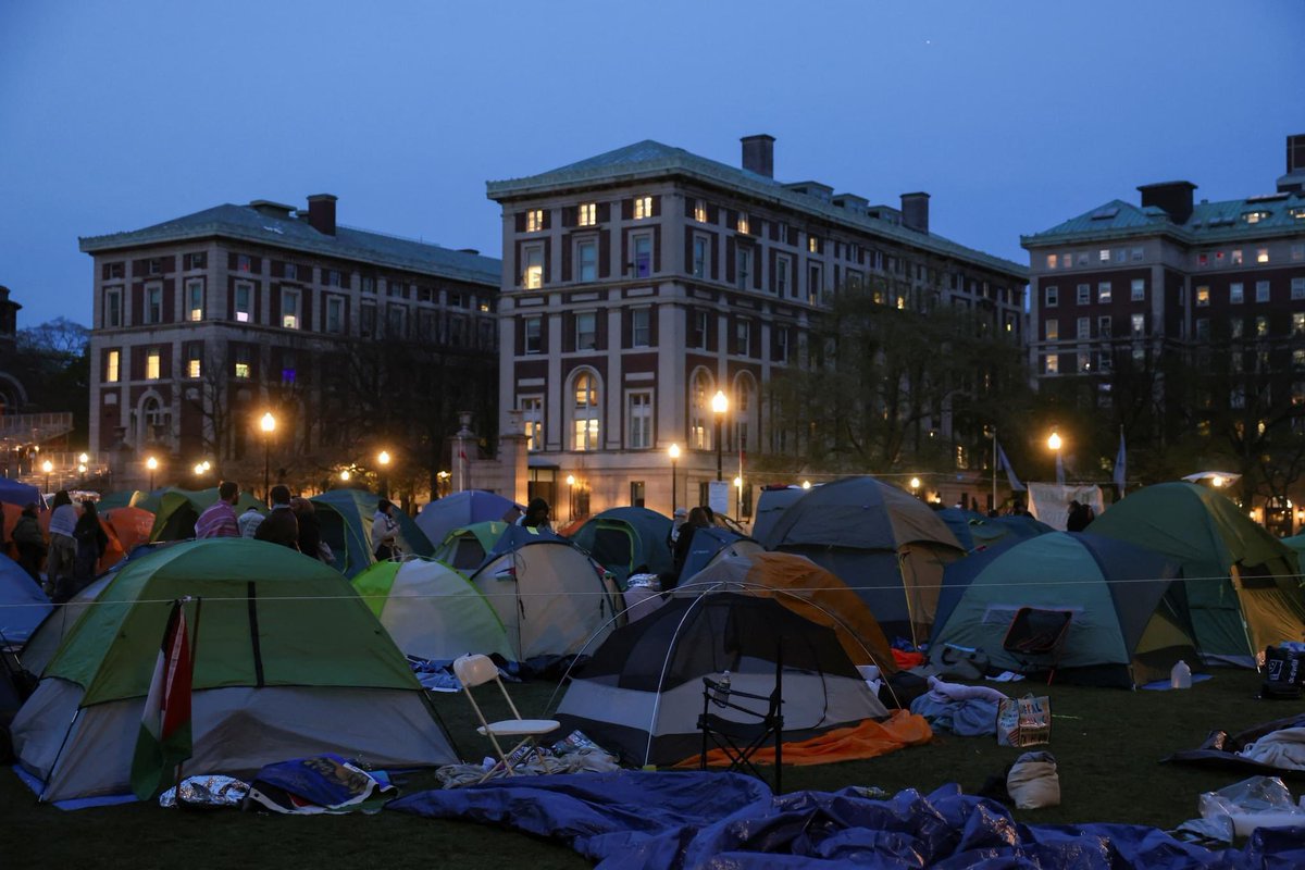 More and more of these encampments will spring up in the United States and around the world. God bless these young people.