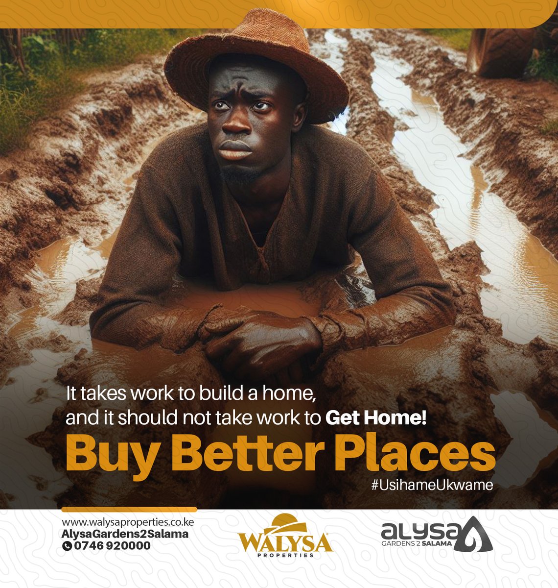 WalysaPlots's tweet photo. 𝗕𝗘𝗧𝗧𝗘𝗥 𝗣𝗟𝗔𝗖𝗘 | 🏡 Here is an opportunity for you to know how good a place is.

Don't struggle to buy &amp; build a home and then hustle to get there when you need to.

Talk to us now!

📱 0746 920000
📨  sales@walysaproperties.co.ke
💻  https://t.co/KEb6sE09Yu https://t.co/WoBpUFQcjz