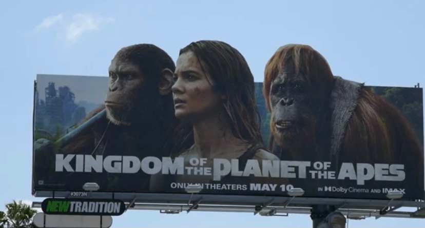 And… Up in LA, billboards for the movie have begun to pop-up. #PlanetOfTheApes