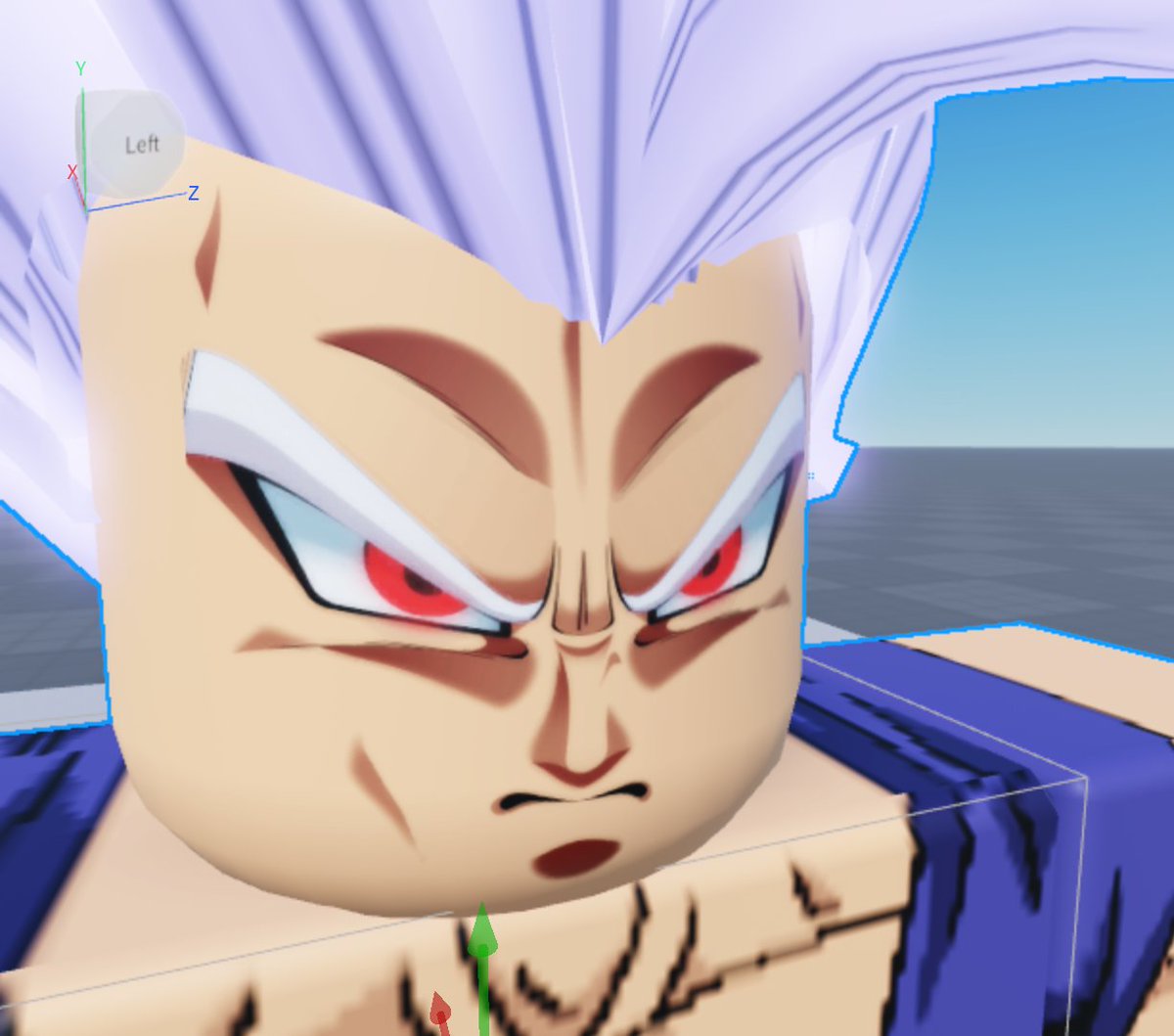 Bleebus2's tweet image. Made a face for Beast Gohan from DBS: Super Hero   "That all you got?"     

 #RobloxDev #robloxart #robloxartist #roblox #RobloxArtCommissions