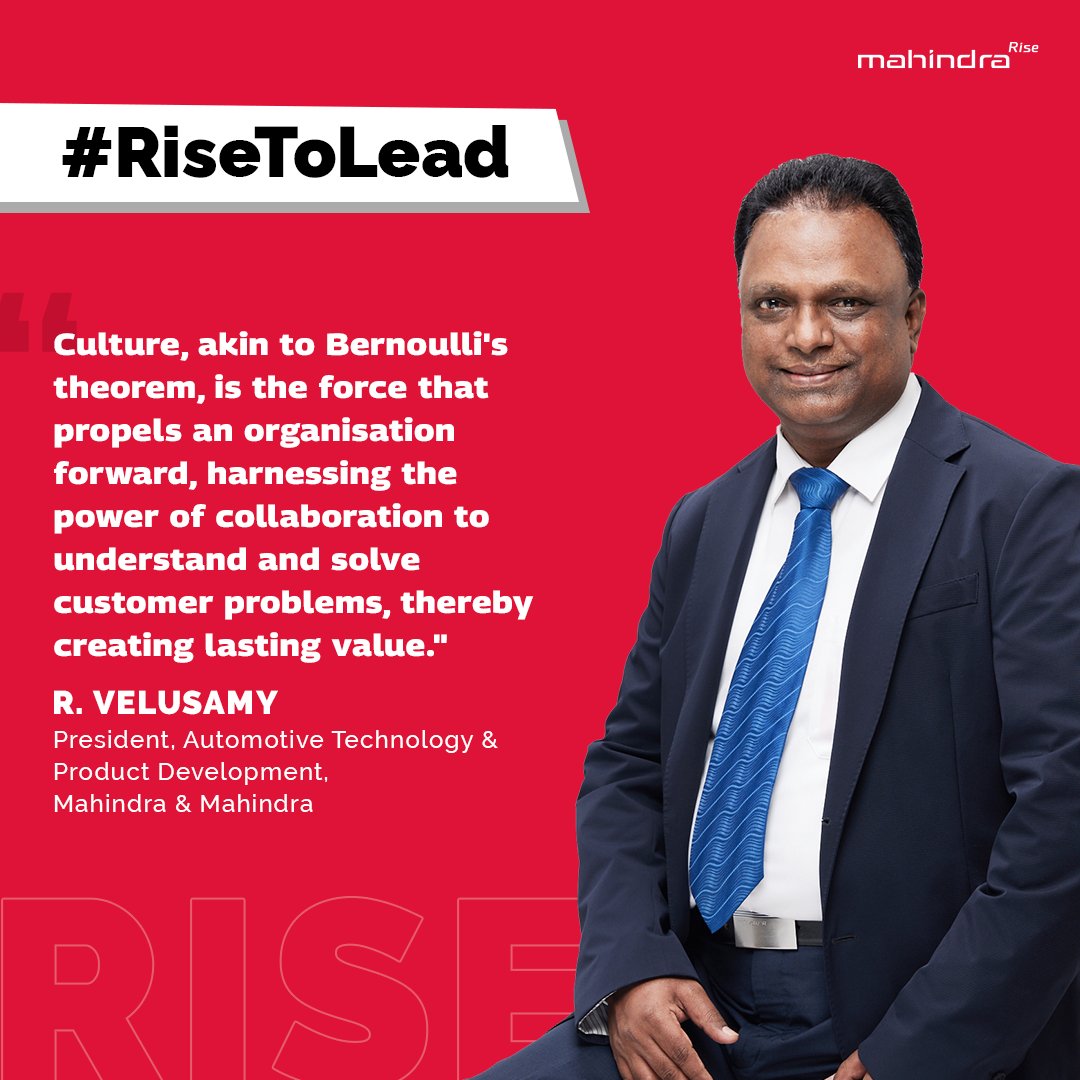 Next in our #RiseToLead series is someone who loved 2 things more than anything as a kid : climbing coconut trees and physics. Discover how @Velu_Mahindra went on to become the President of Automotive Technology & Product Development at Mahindra & Mahindra and the man behind the…