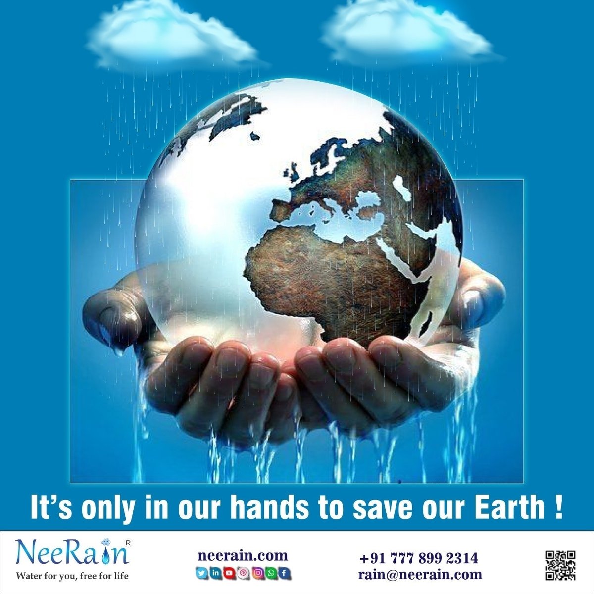 It's only in our hands to save our Earth !! 

#rain #RechargeWater #RechargeRain #Water #WaterForLife #waterharvesting #WaterConservation #savewatersavelife #Sustainability #ecofriendly #greenbuilding #GroundWater #Neerain #NeeRainFilter #rainwater #WaterInnovation #watermanageme