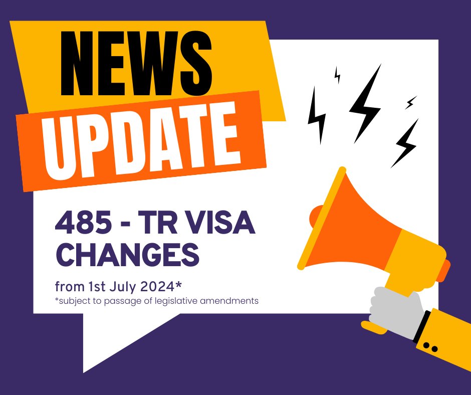 Important changes to the Temporary Graduate Visa (subclass 485) program have been proposed to come into effect from 𝟭 𝗝𝘂𝗹𝘆 𝟮𝟬𝟮𝟰 (subject to the passage of legislation).
immi.homeaffairs.gov.au/visas/getting-…
