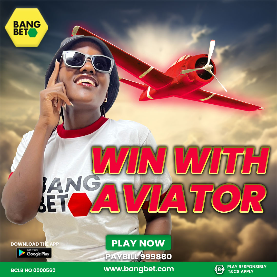 Play @bangbet_kenya  Aviator  and Win easily . Siri ni ķuwithdraw before  ndege iishe mafuta . Log in now via Bangbet.com and start.  

Athi River Moses Kuria Sifuna