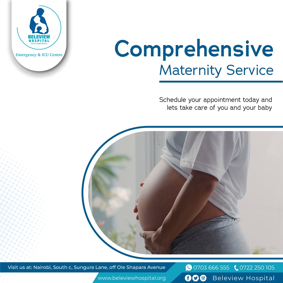 BeleviewH's tweet photo. Our healthcare facility is dedicated to ensuring that expectant mothers receive thorough and holistic maternity care. From the early stages of pregnancy through labor and delivery, as well as postpartum support.
Visit us Today
#BeleviewHospital https://t.co/NoFNXrTVSa