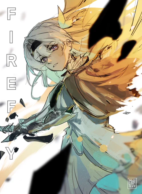 Firefly sketch.Let her have a foul legacy esc transformation sequence pretty please .#FireflyHSR 