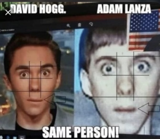 Remember #Parkland??? 
David Hogg, perfect match to Adam Lanza...
Let that sink in...
#Florida
#BrowardCounty
#ParklandShooting